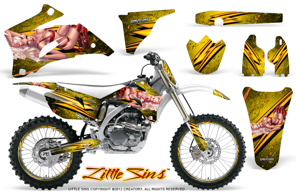 Yamaha YZ 250F 450F 06-09 Little Sins Yellow NP Rims